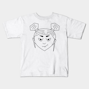 Angry girl Kids T-Shirt